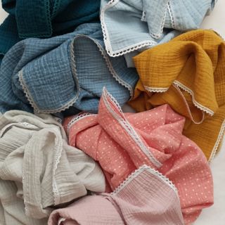 Dvojna gaza/muslin blue heaven