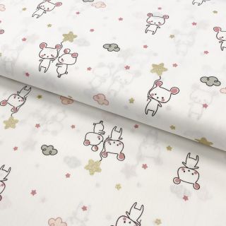 Bombaž Glitter sweet mouse ecru 2nd class