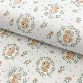 Jersey Baby elephant white digital print 2nd class