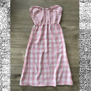Dvojna gaza/muslin Double sided CHECKS MINI old rose