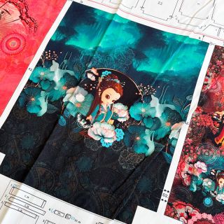 Dekorativna tkanina KIDS BACKPACK Japan PANEL