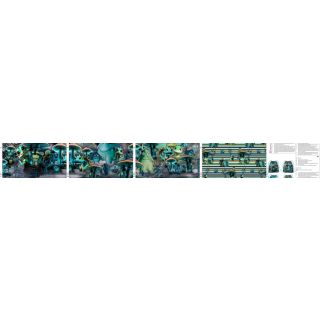 Dekorativna tkanina KIDS BACKPACK Dragon crew PANEL
