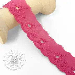 Čipka Mini flower fuchsia
