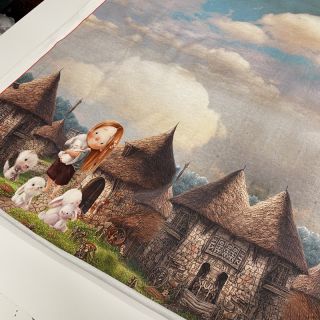 Pletenina Dreamland PANEL digital print