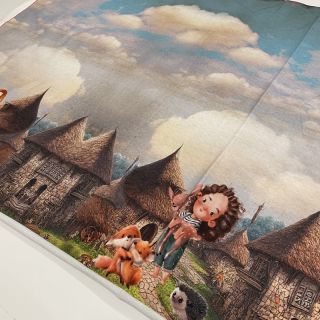 Pletenina Dreamland PANEL digital print