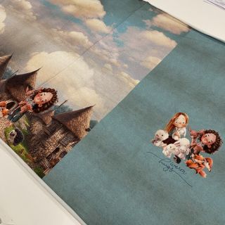 Pletenina Dreamland PANEL digital print