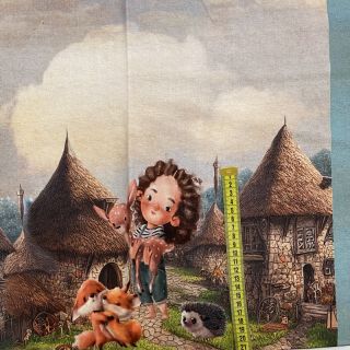 Pletenina Dreamland PANEL digital print