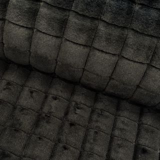 Umelá kožušina Block black
