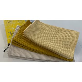 Bombažni vafel tkanja light beige