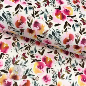 Umetno krzno Flower multicolour