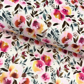 Umetno krzno Flower multicolour