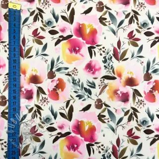Umetno krzno Flower multicolour
