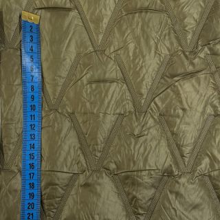 Prešita tkanina Triangle olive