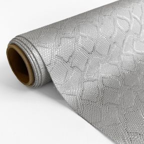 Umetno usnje SNAKE blanc argent