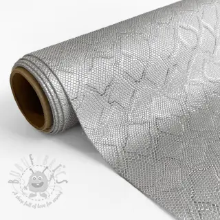 Umetno usnje SNAKE blanc argent