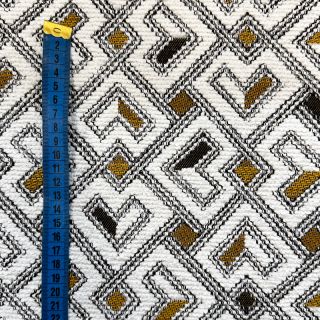 Dekorativna tkanina jacquard Pagne allover jaune