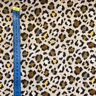 Dekorativna tkanina jacquard PUMA ALLOVER JAUNE