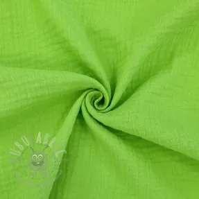 Dvojna gaza/muslin neon lime