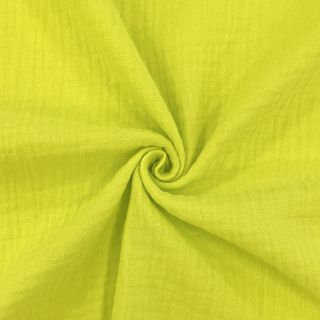 Dvojna gaza/muslin neon yellow