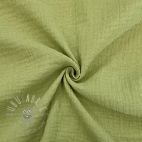 Dvojna gaza/muslin old lime