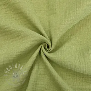 Dvojna gaza/muslin old lime