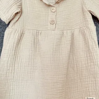 Dvojna gaza/muslin light sand