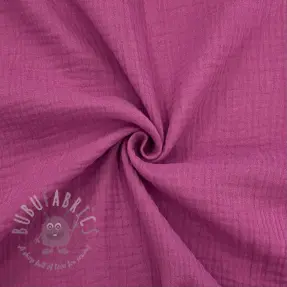 Dvojna gaza/muslin cerise ORGANIC
