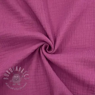 Dvojna gaza/muslin cerise ORGANIC