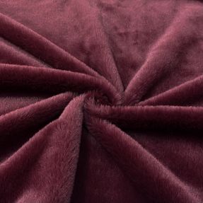 Umetno krzno SMOOTH bordeaux