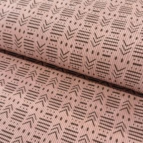 Žamet STRETCH Emblem old pink