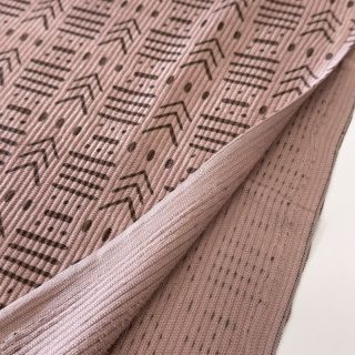 Žamet STRETCH Emblem old pink
