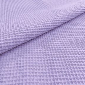 Bombaž z vafelj tkanja bright lilac