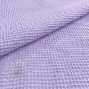 Bombaž z vafelj tkanja bright lilac