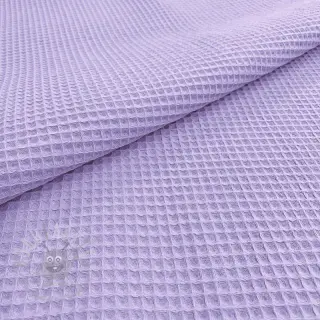 Bombaž z vafelj tkanja bright lilac