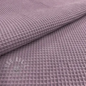 Bombažni vafel tkanja old purple