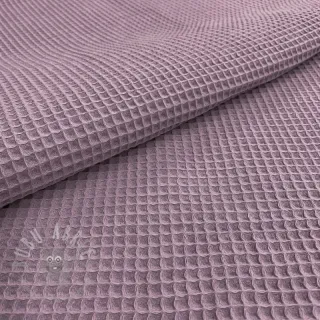 Bombažni vafel tkanja old purple