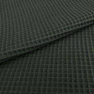Bombaž z vafl vezavo army green