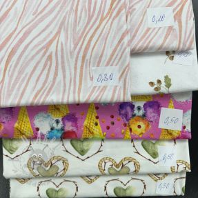 Paket tkanin pletenina digi print 1783