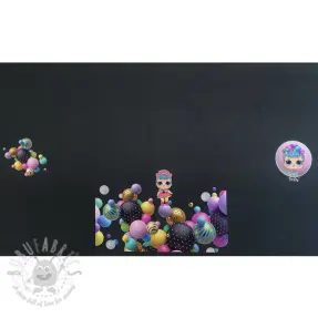 Prevešanka Doll black PANEL digital print 2. razred