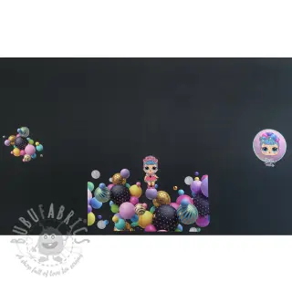 Prevešanka Doll black PANEL digital print 2. razred