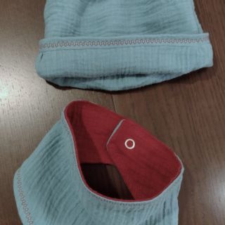 Dvojna gaza/muslin blue shadow