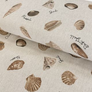 Dekorativno blago Linenlook Sea shell path