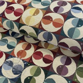 Dekorativno blago GOBELIN Graphic square circle