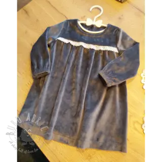 Otroški pliš dark grey