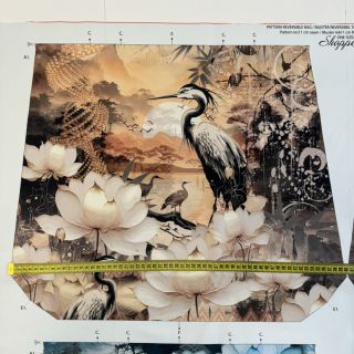 Dekorativna tkanina BAG Heron panel