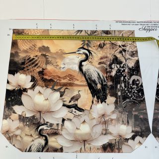 Dekorativna tkanina BAG Heron panel