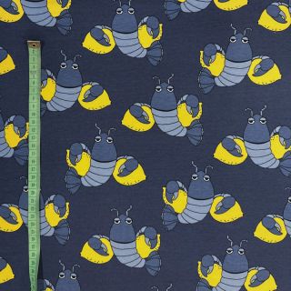 Topla pletenina Cool lobsters blue