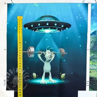 Dekorativno blago KIDS BACKPACK Alien my friend PANEL