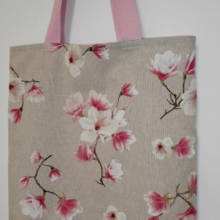 Dekorativno blago Linenlook Floral magnolia bloom