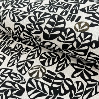 Dekorativno blago jacquard GALET allover noir blanc